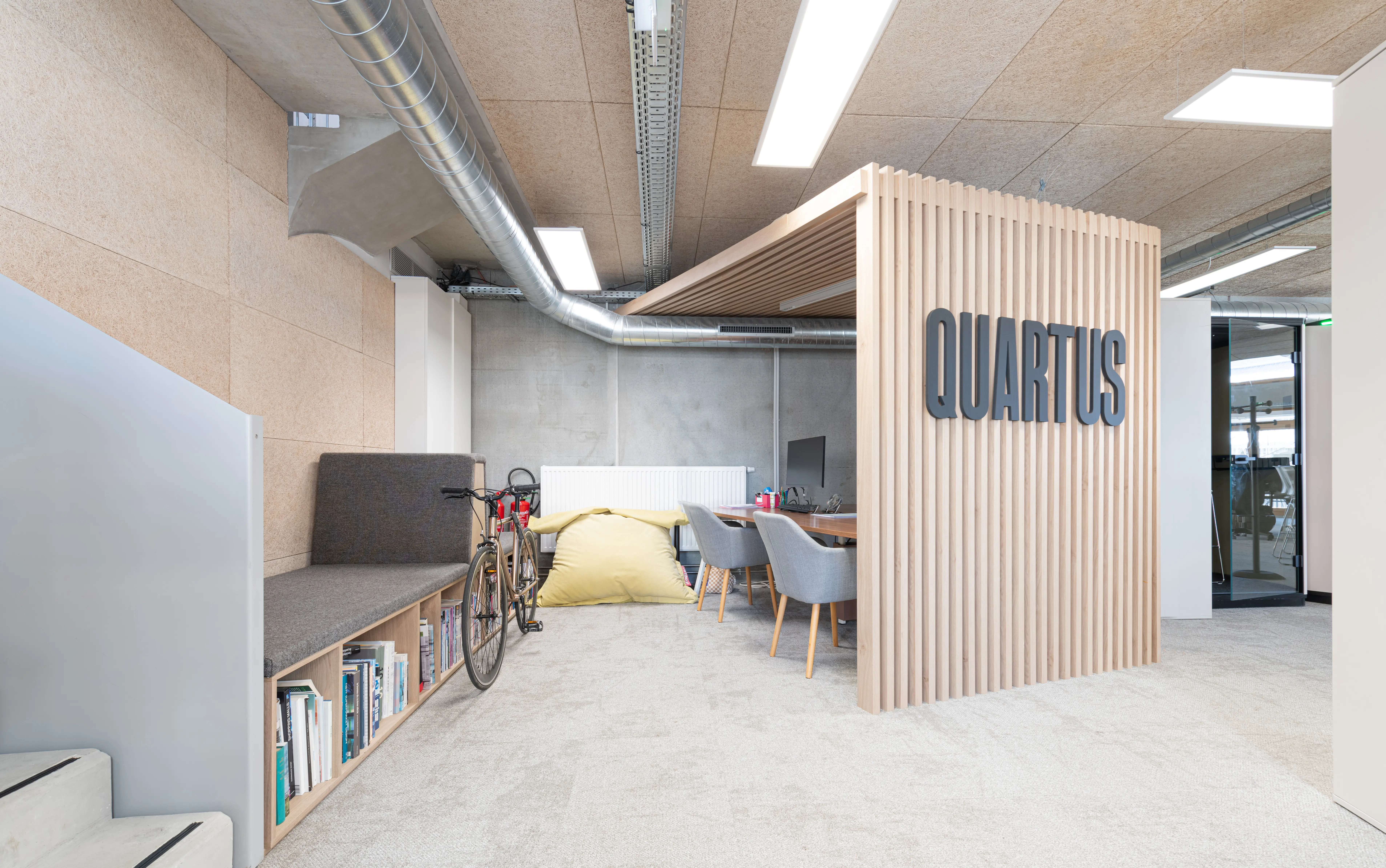 Quartus — aménagement tertiaire standing 210m²